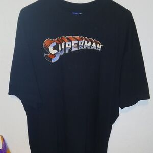Superman Graphic Black T-Shirt